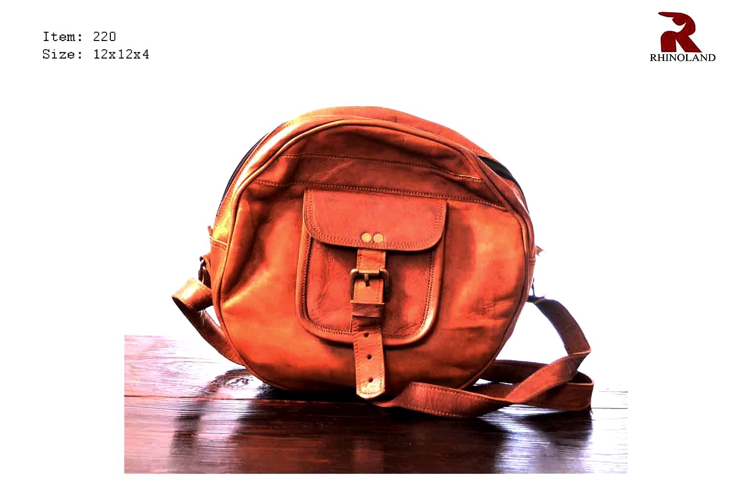 Rhinoland Vintage Leather Crossbody Sling Bag