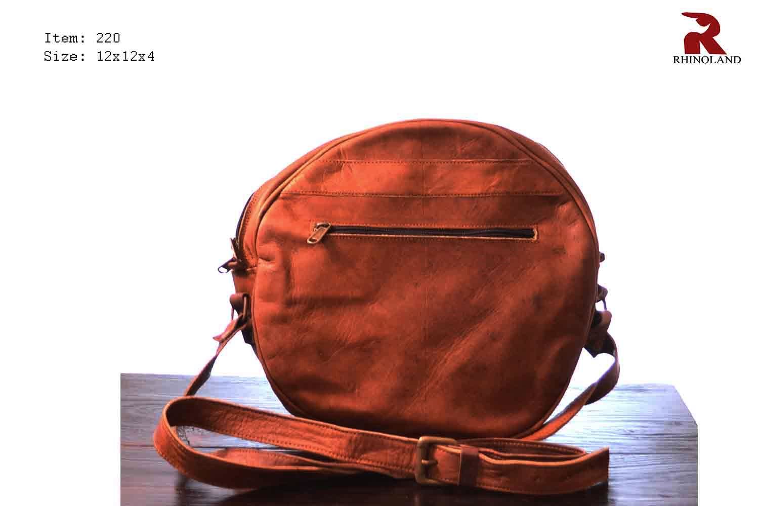 Rhinoland Vintage Leather Crossbody Sling Bag