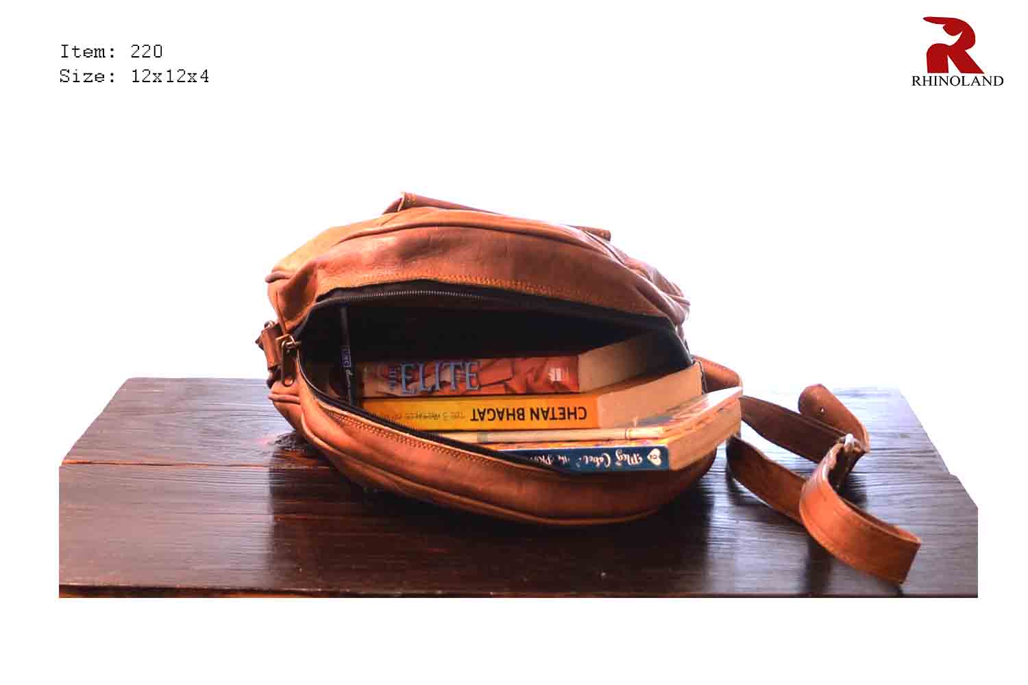 Rhinoland Vintage Leather Crossbody Sling Bag