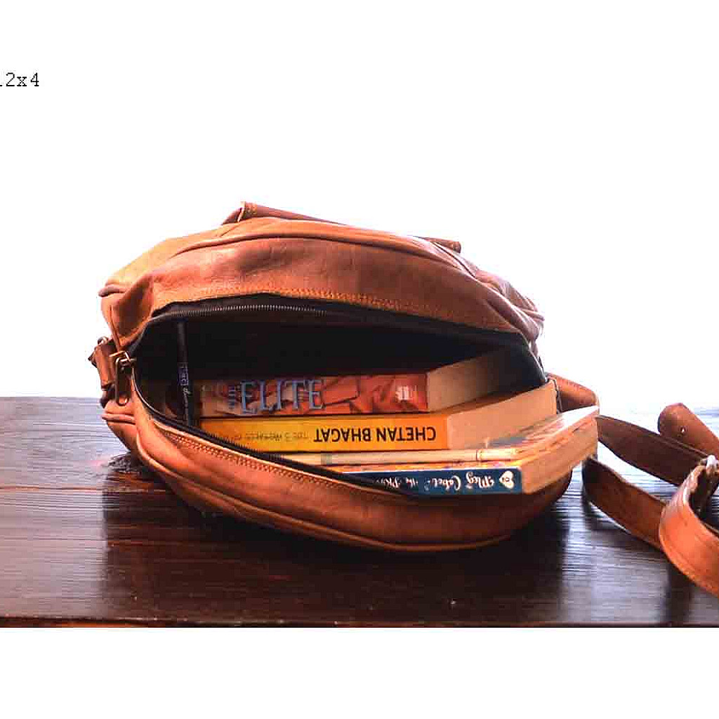 Rhinoland Vintage Leather Crossbody Sling Bag