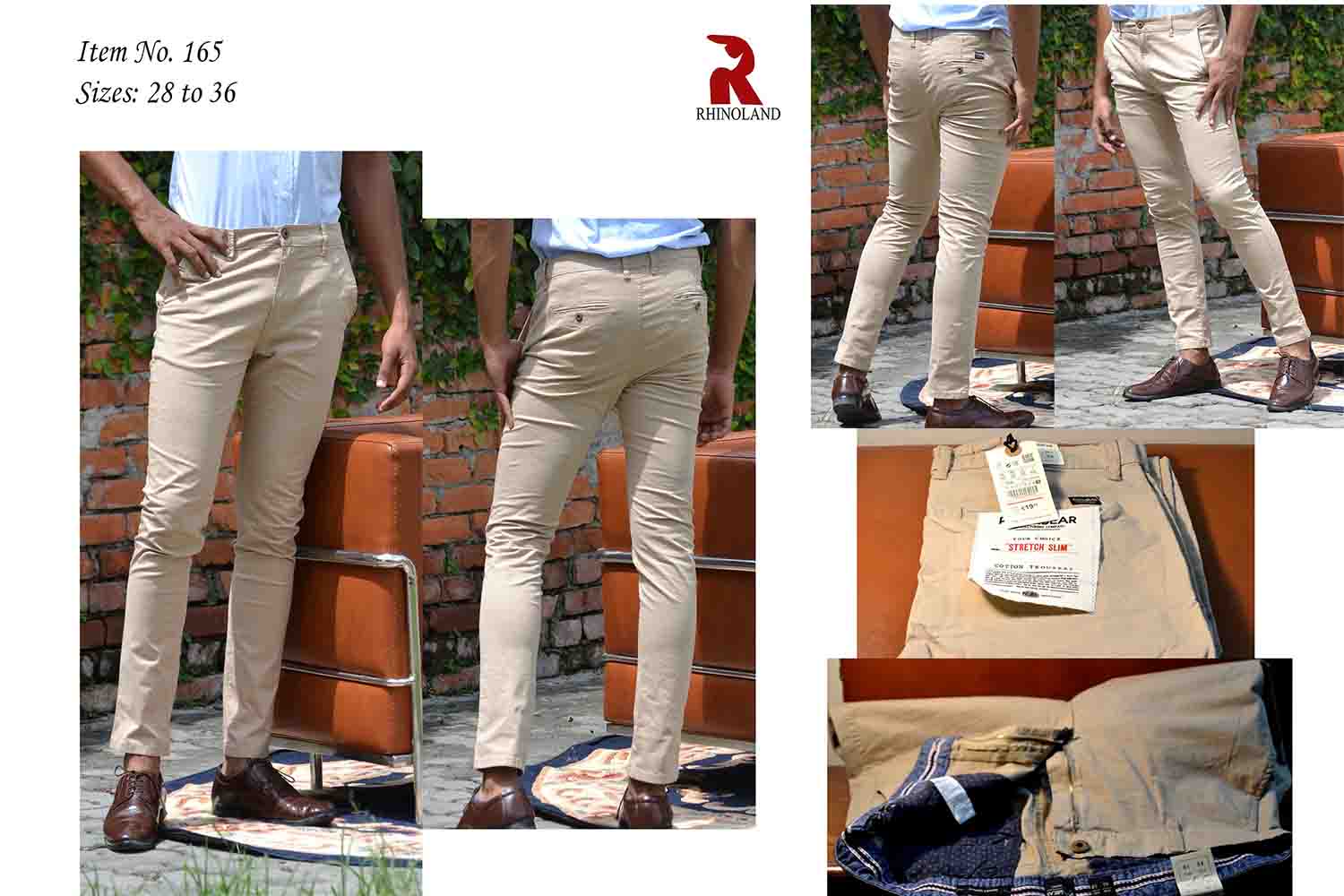 Rhinoland Chinos For Men