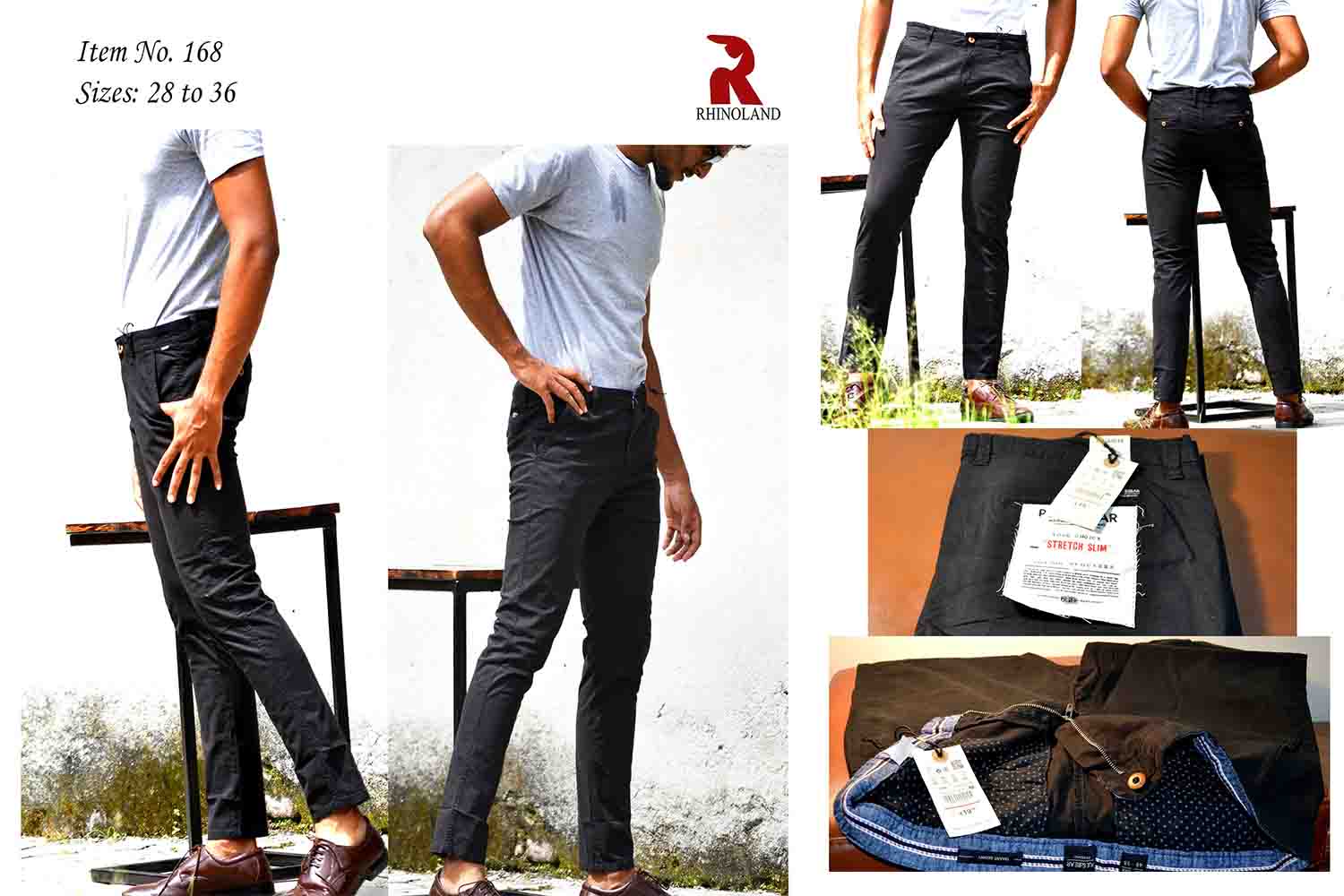 Rhinoland Chinos For Men