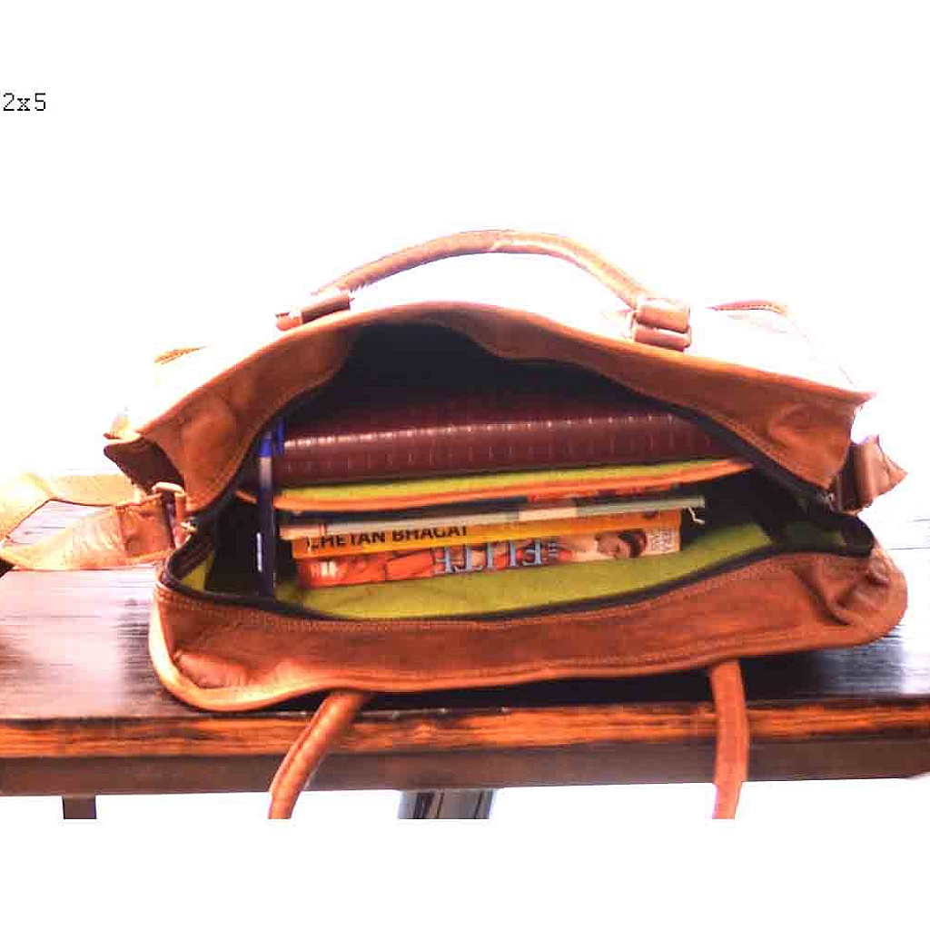 Rhinoland Executive Vintage Leather Laptop Messenger Bag (16”)