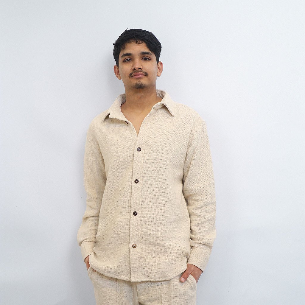 Men’s 100% Knitted Cotton Shirt
