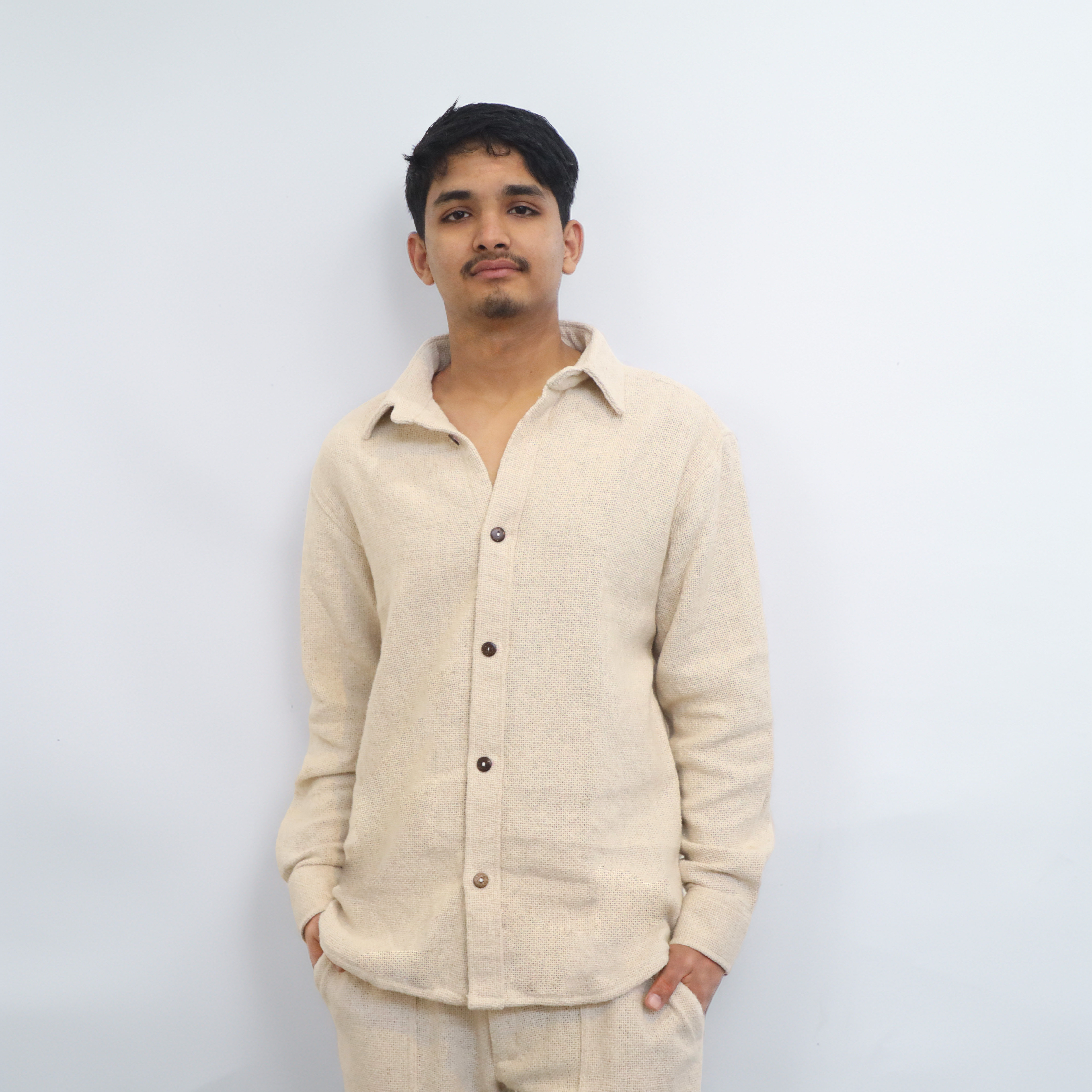 Men’s 100% Knitted Cotton Shirt