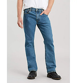 LEV 517 Bootcut Blue Jeans For Men