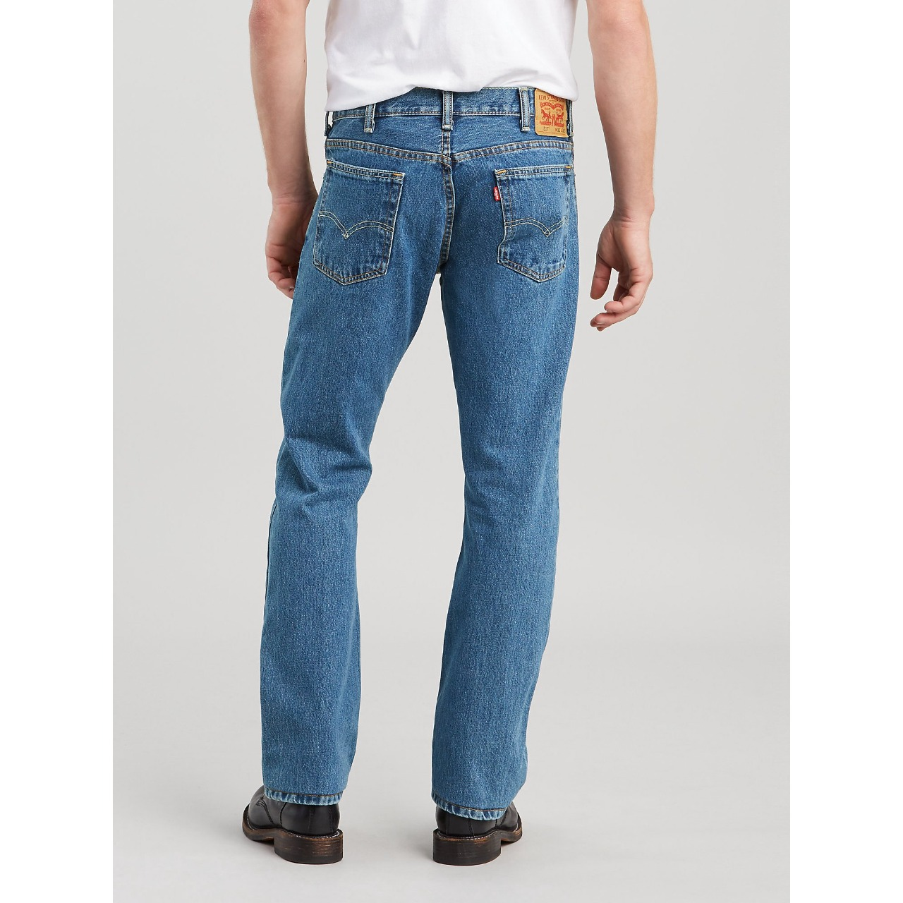 LEV 517 Bootcut Blue Jeans For Men