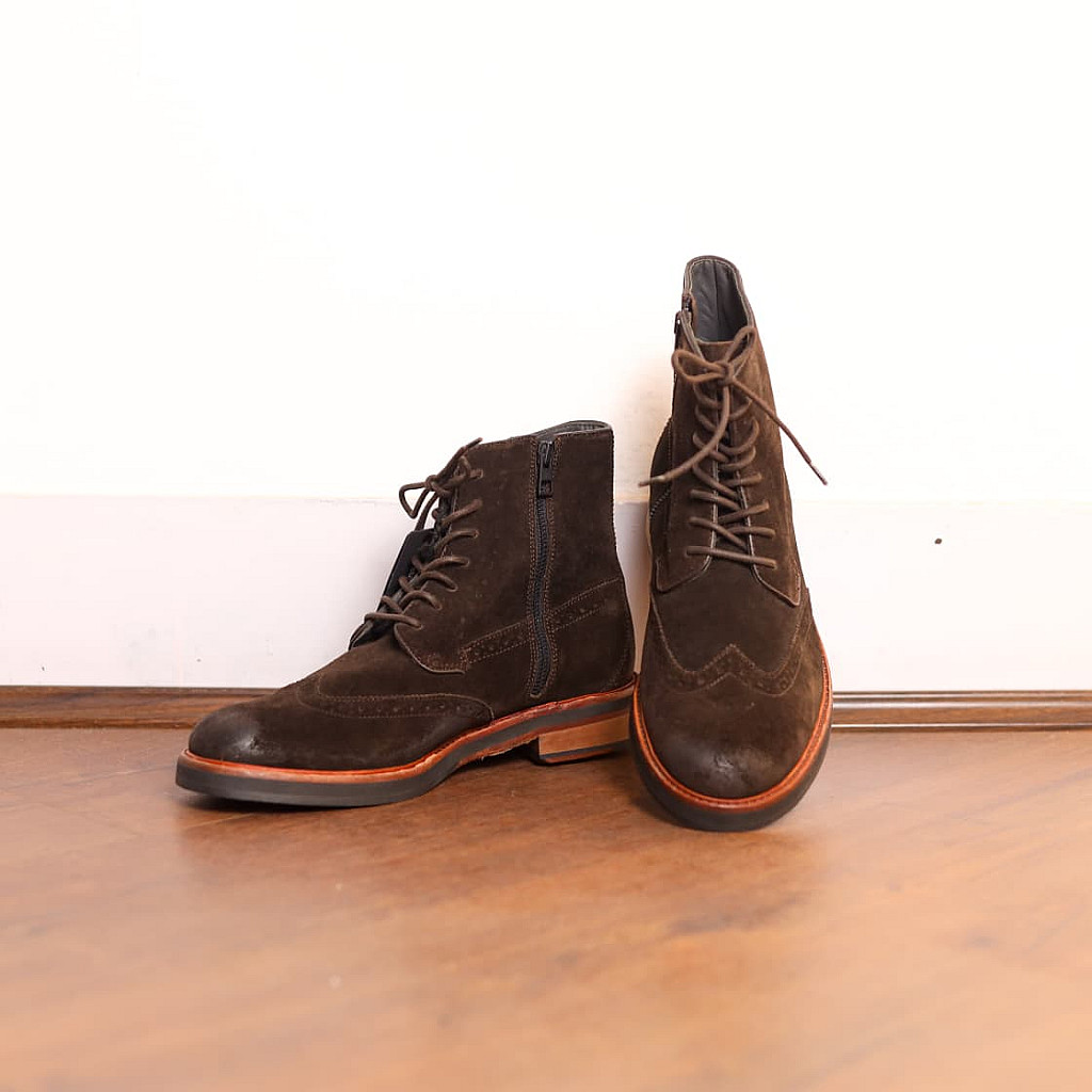 Rhinoland Strellson Suede Leather Boots for Men