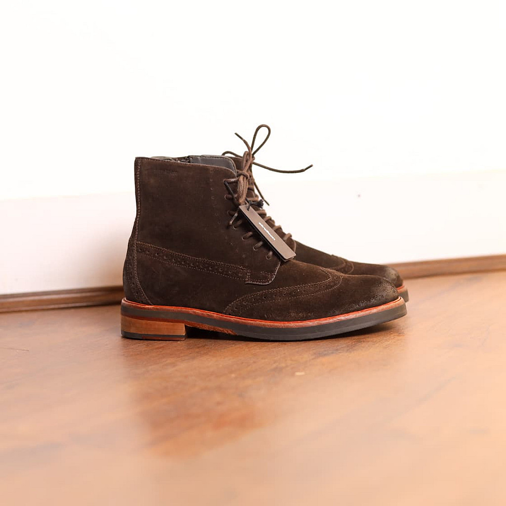 Rhinoland Strellson Suede Leather Boots for Men