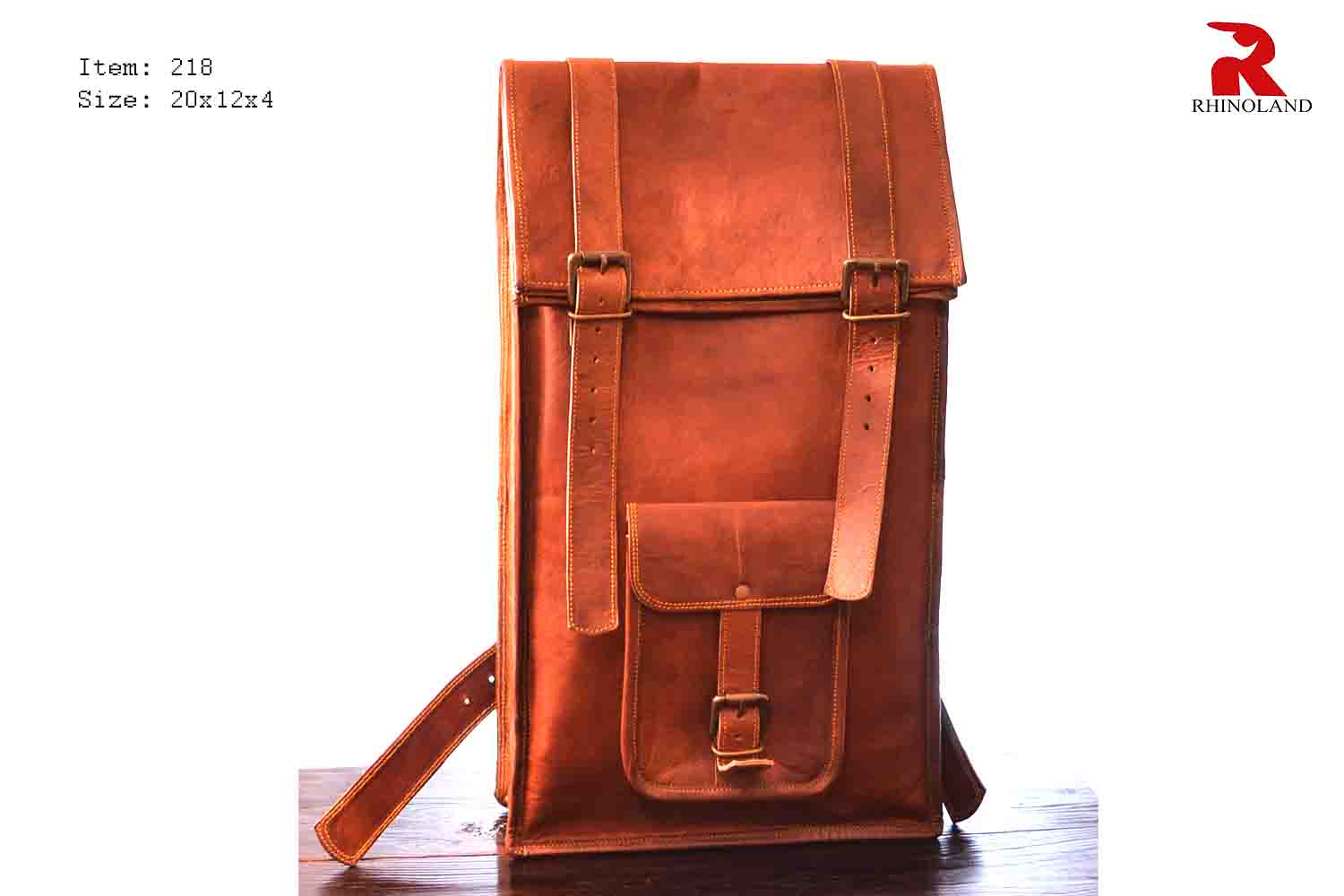 Rhinoland Executive Leather Backpack