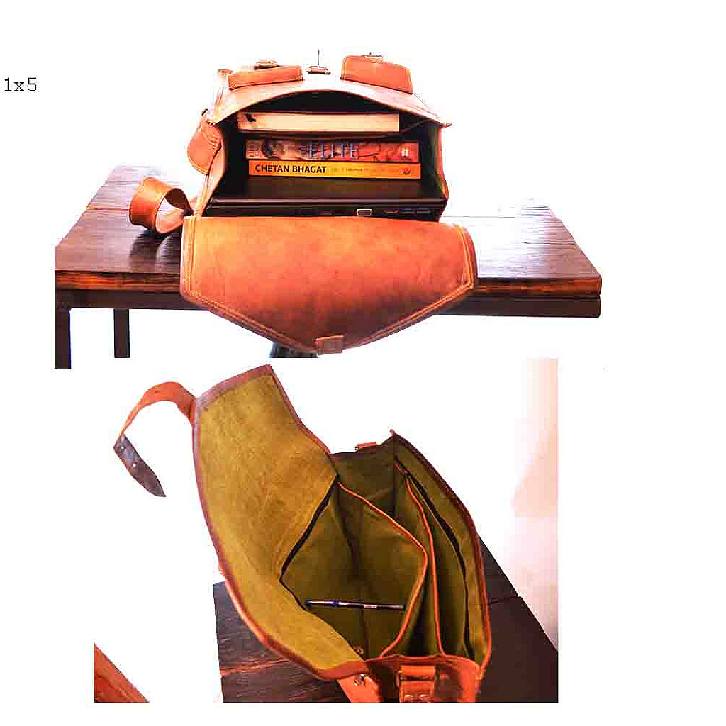 Rhinoland Executive Compact Leather Backpack